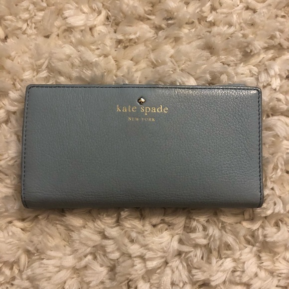 Blue Kate Spade Wallet - Picture 1 of 4